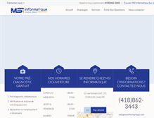 Tablet Screenshot of msiinformatique.com